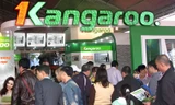 Bình nước nóng tráng kim cương nhân tạo Kangaroo cung không đủ cầu