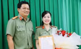 Trao quyết định của Giám đốc Công an tỉnh Bình Dương về công tác cán bộ