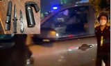 Lái ô tô có nồng độ cồn còn 'thủ' dao, bình xịt hơi cay