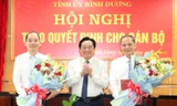 Tỉnh ủy Bình Dương trao các quyết định về công tác cán bộ