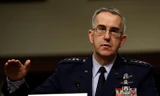 Chỉ huy Bộ Tư lệnh Chiến lược Mỹ, tướng John Hyten. Ảnh: Reuters.