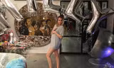 Bức ảnh khiến fan tưởng nhầm Miley có bầu.