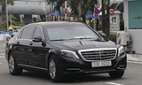 Chiếc Mercedes-Maybach S600 Guard lăn bánh trên đường phố Đà Nẵng. Ảnh: VnExpress.