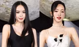 Hoa hậu Thanh Thủy, Á hậu Trịnh Thùy Linh đổ bộ thảm đen