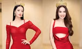 Á hậu Bùi Khánh Linh cảm ơn cha mẹ vì cho mình vóc dáng đẹp, chiều cao 1,77 m