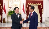 Hình ảnh Chủ tịch Quốc hội tiếp xúc song phương tại Indonesia