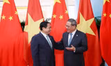 Hình ảnh hai Thủ tướng Việt Nam - Trung Quốc hội đàm 