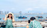 Ngắm 'Santorini thu nhỏ' đẹp quên lối về được giới trẻ Đà Nẵng đua nhau check in