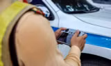 CSGT dùng flycam 'soi' xe vi phạm trên đường Vành đai 3 trên cao, tài xế ngỡ ngàng ký biên bản phạt