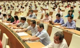 Chiều 10/6, Quốc hội đã thông qua Nghị quyết phê chuẩn quyết toán NSNN. Ảnh Như Ý.