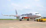 Một máy bay của hãng hàng không Jetstar Pacific. Ảnh: IE