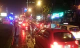 Nhiều tuyến phố Hà Nội kẹt xe sau mưa lớn