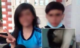 Hình ảnh mặn nồng của nữ sinh và bạn trai. Ảnh nhỏ bên dưới là clip sex được tung lên mạng.
