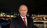 Tổng thống Putin trong bài phát biểu chúc mừng năm mới thường niên gửi người dân hôm qua. Ảnh: Reuters