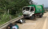 Xe tải va chạm với hai xe máy đi ngược chiều trên cao tốc, 4 người tử vong