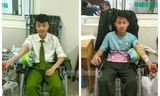 Hai đoàn viên công an Yên Bái kịp thời hiến máu giúp cụ ông mổ cấp cứu 