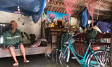 Vỡ kênh mương, hàng trăm hộ dân Nghệ An bị ngập sâu