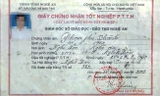 Giấy chứng nhận tốt nghiệp THPT giả của ông Thành.
