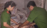 Cảnh sát phát hiện gần 5 tấn thực phẩm bẩn