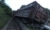 Lại thêm tàu hàng trật bánh khỏi đường ray Bắc - Nam ở Nghệ An
