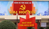 Nghệ An rực rỡ cờ hoa chào mừng Đại hội Đảng bộ tỉnh