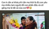 Cầu thủ U23 Việt Nam và những dòng chữ thiêng liêng tình mẫu tử