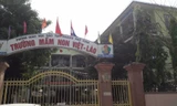 Trường mầm non Việt Lào nơi xảy ra vụ việc.