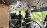 Cháy quán cà phê tại khu phố cổ Hà Nội
