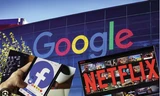 Luỹ kế 8 tháng năm 2024, nhà cung cấp nước ngoài như Google, Facebook, Netflix nộp hơn 6.234 tỷ đồng tiền thuế. Ảnh.TT. 