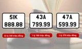 Biển kiểm soát 51K-888.88 đấu giá được hơn 32 tỷ đồng