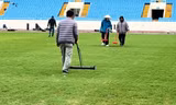 Mỹ Đình thường xuyên bị nhắc về chất lượng mặt sân ở các trận đấu của đội tuyển Việt Nam. 