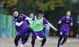Đội tuyển Việt Nam tăng cường rèn thể lực và chiến thuật trước thềm ASEAN Cup 2024 (ảnh Anh Đoàn)