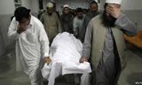 Thi thể luật sư Afridi trong bệnh viện
