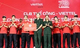 Thể Công Viettel hướng đến mục tiêu tốp 3 và tranh vô địch V-League 20234/25 (ảnh TV)