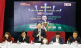 Họp báo công bố thông tin Siêu cúp Quốc gia-cúp THACO 2017 tại Hà Nội.