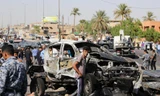 Hiện trường vụ đánh bom xe ở thủ đô Baghdad của Iraq
