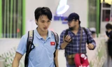 Tuấn Anh lên đường cùng đội tuyển Việt Nam tới Bali sáng 11/10 để chuẩn bị cho trận đấu với Indonesia. (ảnh TT)