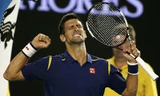 Djokovic vui mừng giành chiến thắng