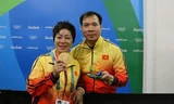 HLV Nguyễn Thị Nhung và xạ thủ Hoàng Xuân Vinh