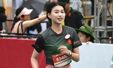 Thí sinh Hoa hậu Việt Nam đầu tiên cán đích Tiền Phong Marathon 2025