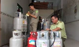 Phát hiện 3 cơ sở sang chiết gas trái phép ở Bình Dương