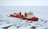 Tàu phá băng Tuyết Long của Trung Quốc. Ảnh: sciencepoles.org 