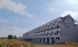 Dãy nhà ở thương mại đã được xây dựng tại Dự án Khu dân cư Bình Đa