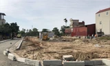 Lô đất đấu giá tại huyện Thanh Trì, Hà Nội. ảnh: Trần Hoàng