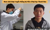 Nam sinh Trung Quốc đạt điểm gần như tuyệt đối được tuyển thẳng bậc Tiến sĩ ĐH Thanh Hoa