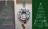X'mas hay Exam: Hội "nhất quỷ nhì ma" vừa ôn thi vừa trổ tài biến tấu cây thông độc lạ