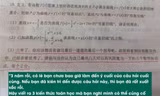 Khoảnh khắc xúc động trong đề luyện thi Đại học của sĩ tử 2K6 xứ Trung