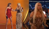 Beyoncé nhận giải Grammys từ Taylor Swift nhưng biểu cảm mới là điểm nhấn