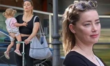 Amber Heard lần đầu công khai cặp sinh đôi sau thời gian dài sống kín tiếng