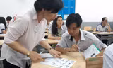 Thí sinh dự thi THPT Quốc gia ở TPHCM